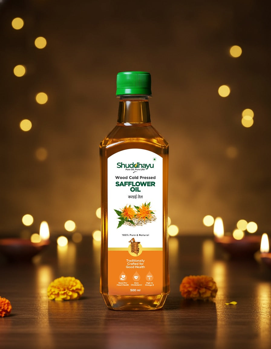 Wood Cold Pressed Kardai (Safflower) Oil