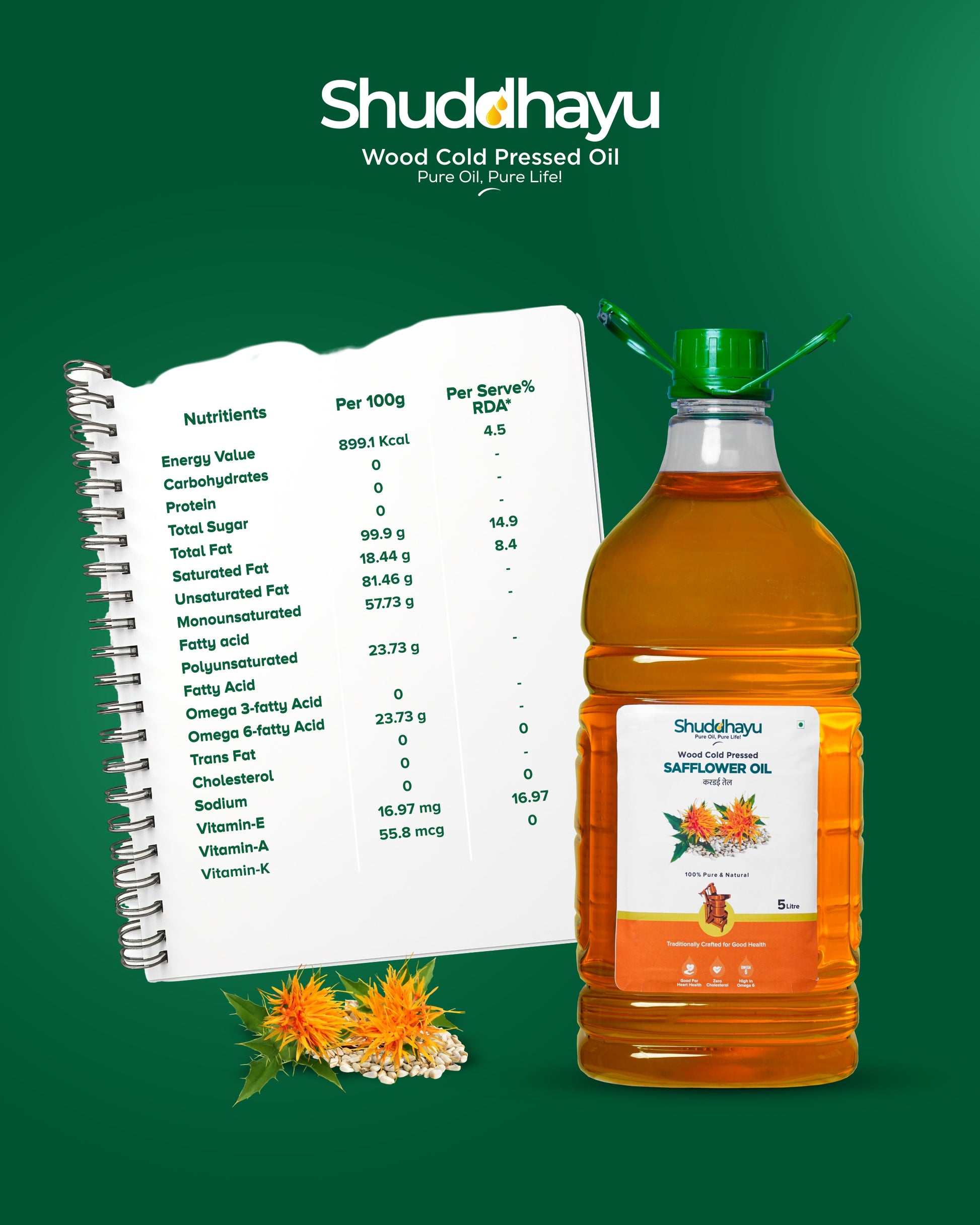  – shuddhayu wood cold pressed oil