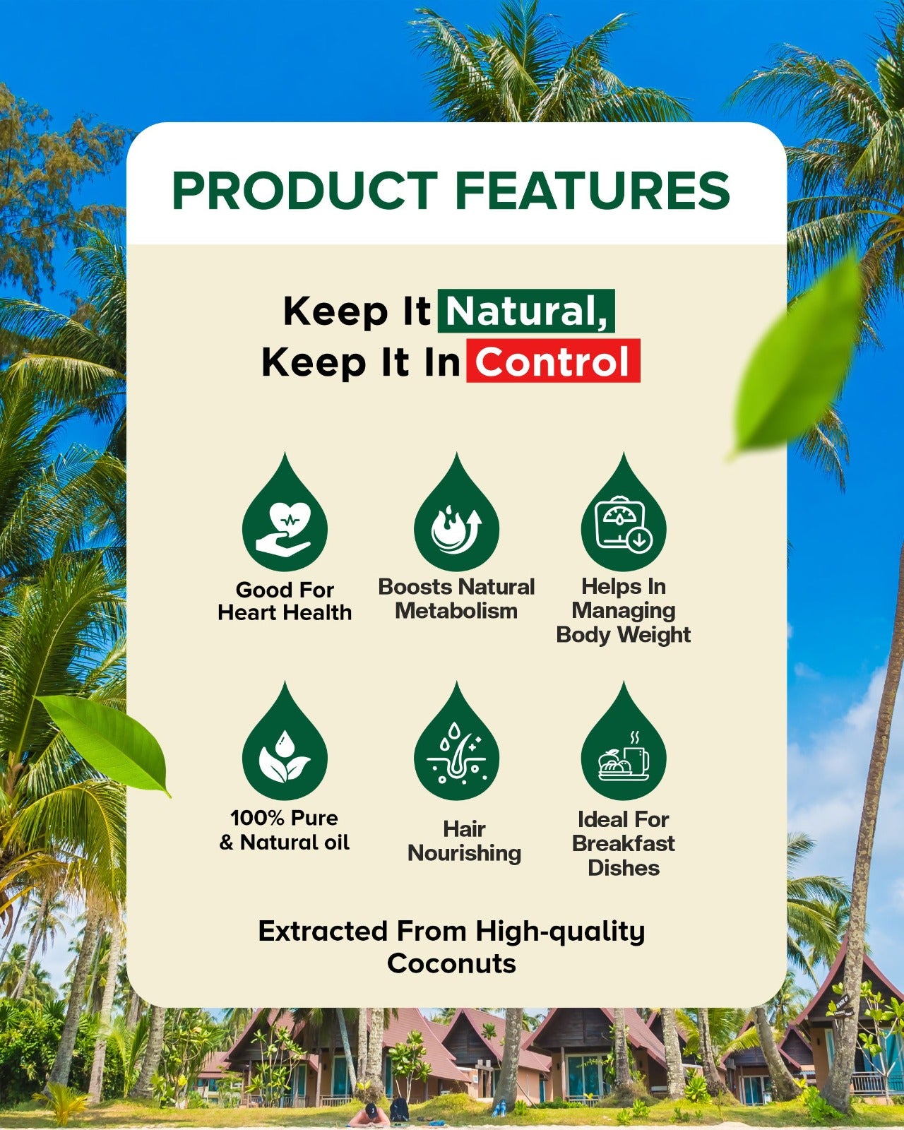 Virgin Wood Pressed Coconut Oil | Lakdi Ghani Khopra Tel | 100% Pure for Cooking, Hair & Oil Pulling