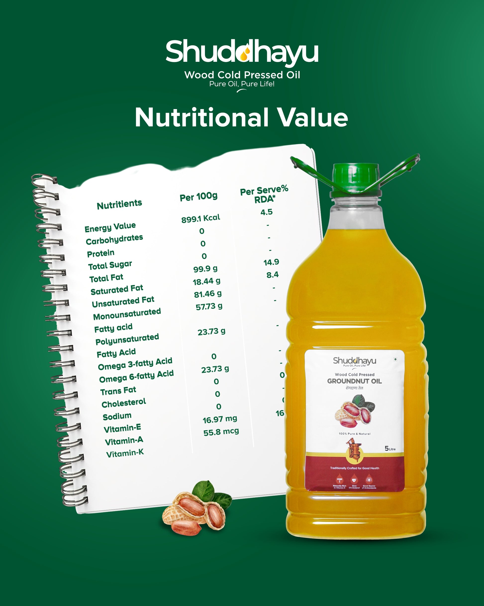  – shuddhayu wood cold pressed oil