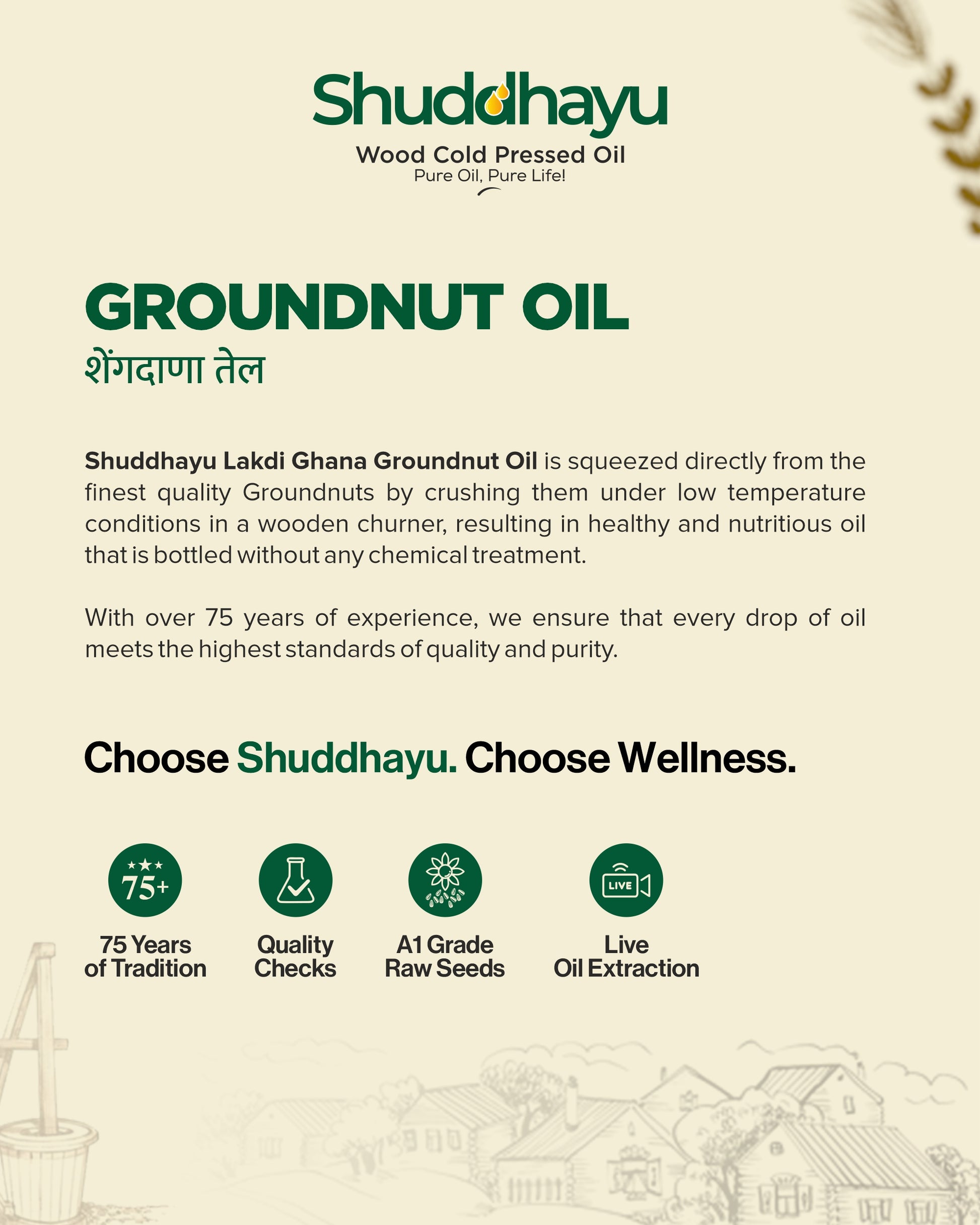  – shuddhayu wood cold pressed oil