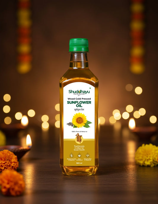 Wood Cold Pressed Sunflower Oil