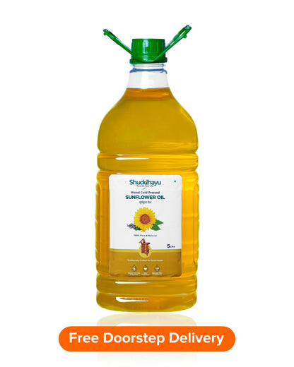 Wood Cold Pressed Sunflower Oil